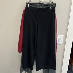Ann Taylor 2024 Black Cropped Wide Leg Pants